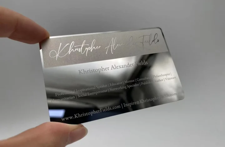How Metal Business Cards Australia Suppliers Finish Edges and Corners