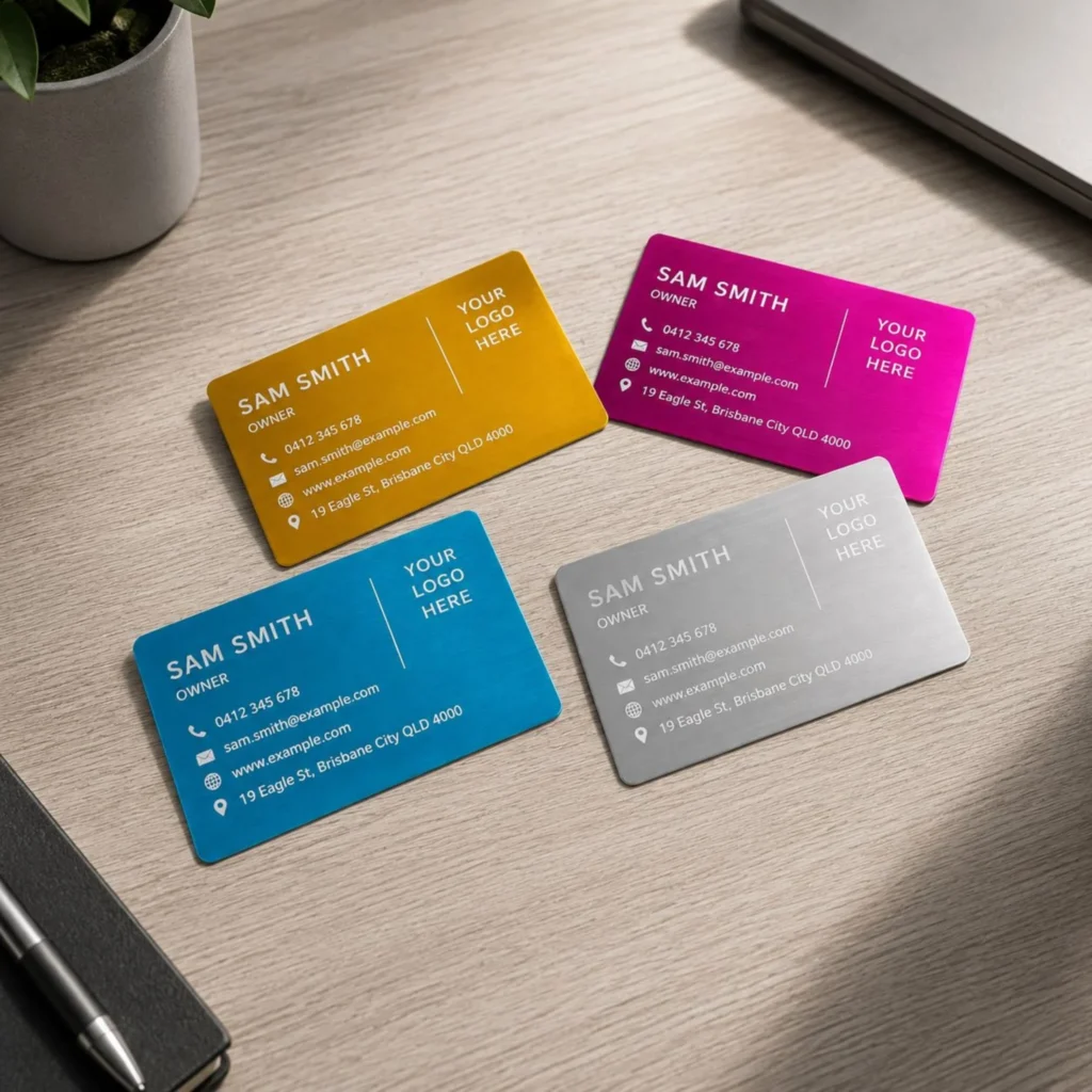 What to Compare Before Choosing Metal Business Cards Australia Wide